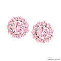 2 Carat Fancy Pink Earring Jacket Made with Swarovski Zirconia